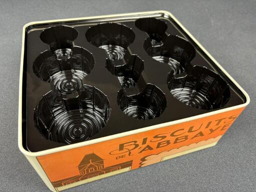 boite avec barquette thermoformée pour biscuit